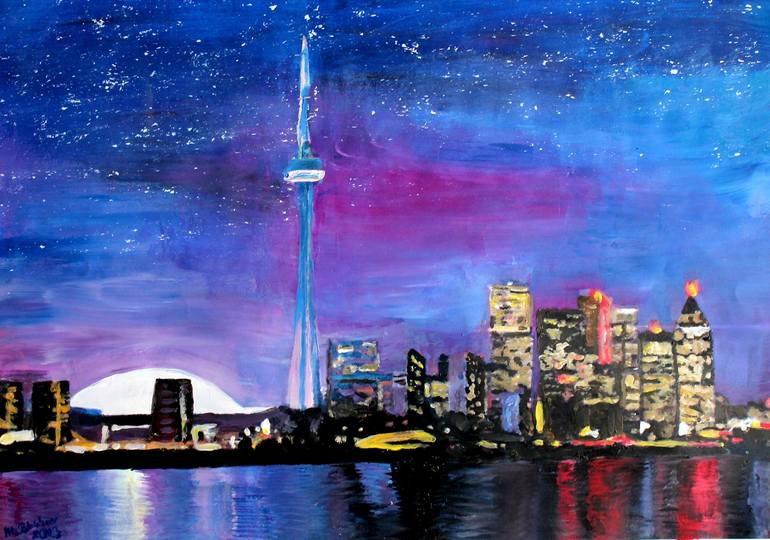 Toronto Skyline Painting